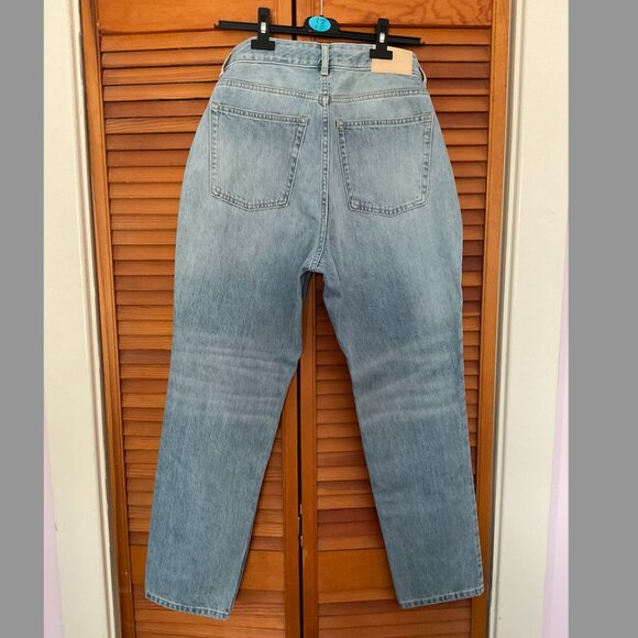 Everlane The Curvy 90’s Cheeky Straight Jean Organic Cotton Light Blue size 28 - Picture 2 of 10